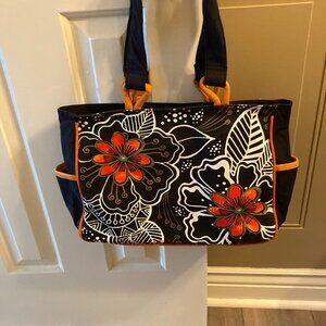 PRE OWNED LAUREL BURCH CANVAS BURCH BAG